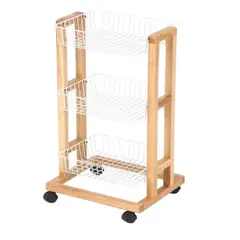 GENERICO - Carro Organizador Con Ruedas 5 Niveles 42x35x77.5 Cm