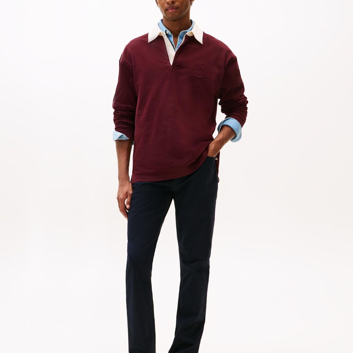 TOMMY HILFIGER - Pantalón Essential Core Denton Azul Tommy Hilfiger