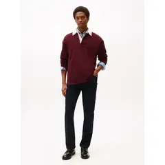 TOMMY HILFIGER - Pantalón Essential Core Denton Azul