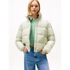 TOMMY HILFIGER - Parka Hooded Acolchada Packable Verde Tommy Jeans