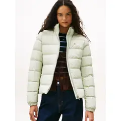 TOMMY HILFIGER - Parka Hooded Basic Acolchada Verde Tommy Jeans