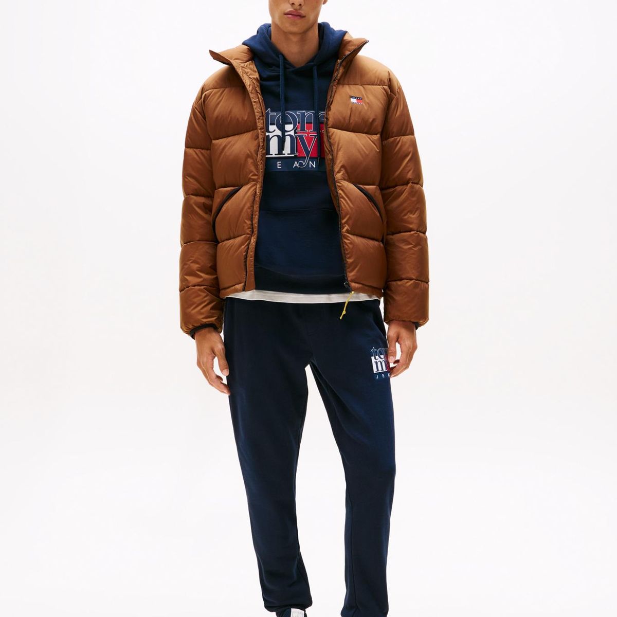 TOMMY HILFIGER - Joggers Slim Con Logo Flag Azul Tommy Jeans