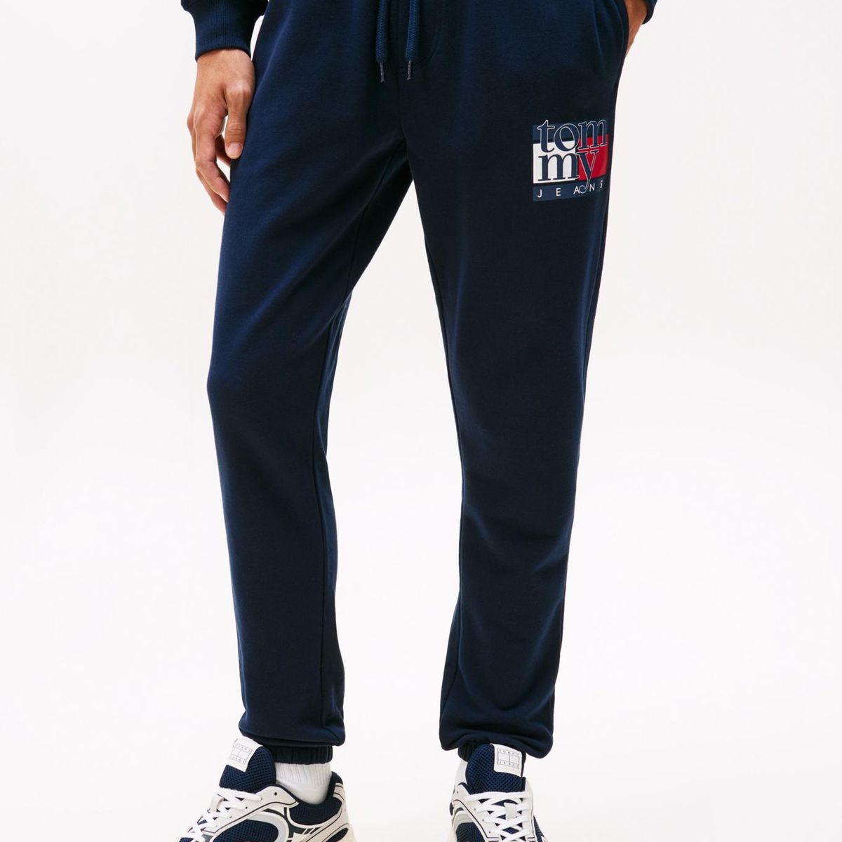 TOMMY HILFIGER - Joggers Slim Con Logo Flag Azul Tommy Jeans