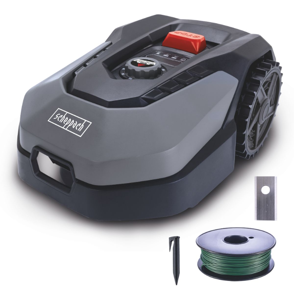 SCHEPPACH - Robot Cortacésped Automático RoboCut XXL 900 - 900 m² - App WiFi - 20V – Scheppach