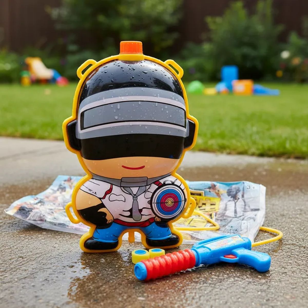 GENERICO - Mochila Pistola De Agua Diseño Soldado