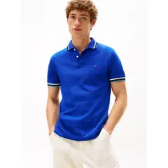 TOMMY HILFIGER - Polo Slim Fit Con Logo Azul
