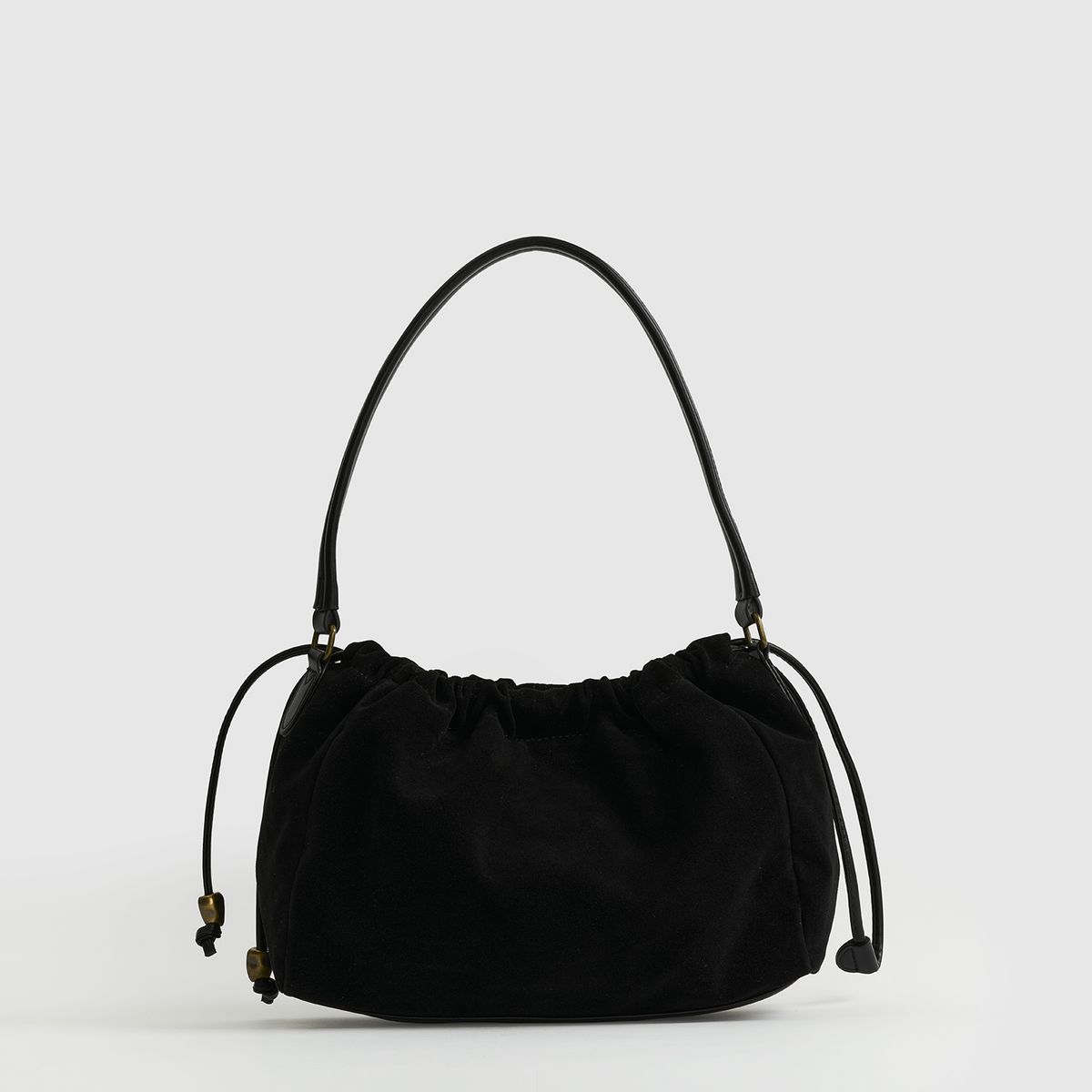 LOUNGE - Cartera De Hombro Fake Suede Ajustable Woman LOUNGE