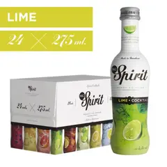 MG SPIRIT - Vodka Spirit Lime 275cc 24 Unidades