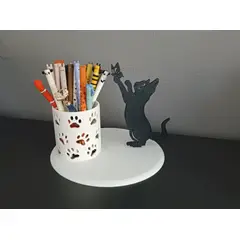 GENERICO - Portalápices de Gato Juguetón
