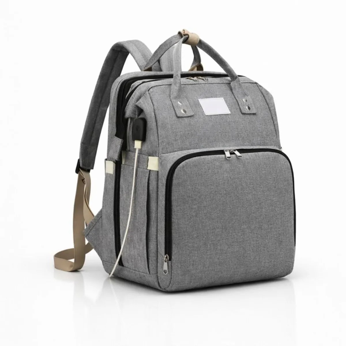 MOVI - Mochila Pañalera Para Niña Multifuncional 3 En 1 (Con cuna y mudador) - Salidas Cómodas Y Seguras