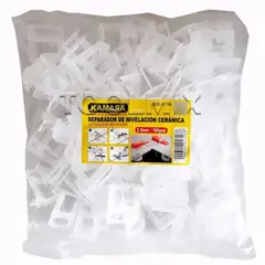 KAMASA - Clips Separador Nivelador De Cerámica 25mm 100pcs