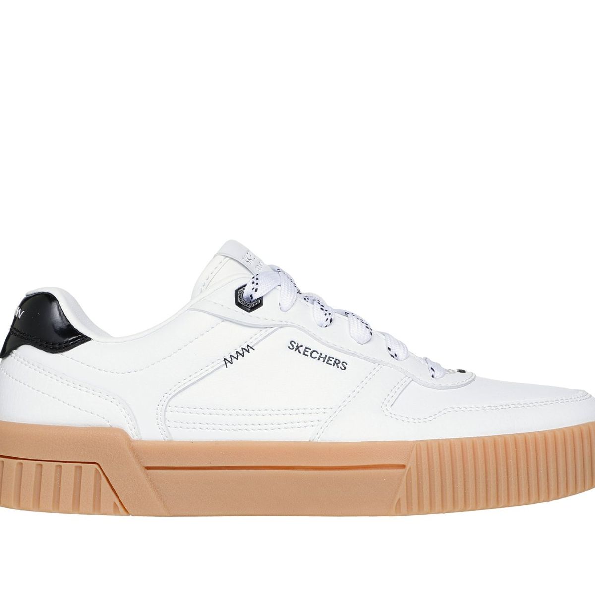 SKECHERS - Zapatillas Mujer Jade Keep It Casual Blanco negro Skechers