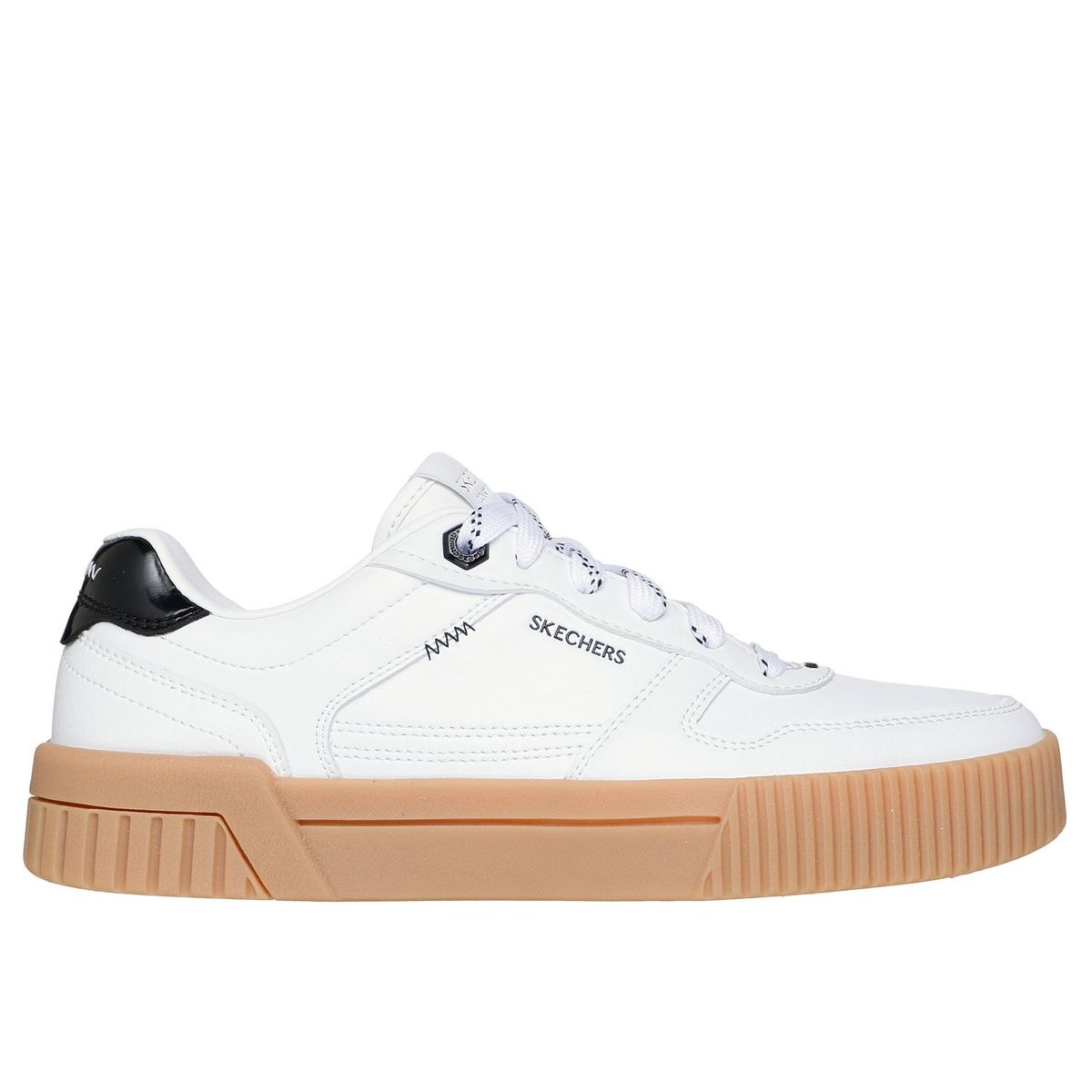 SKECHERS - Zapatillas Mujer Jade Keep It Casual Blanco negro Skechers