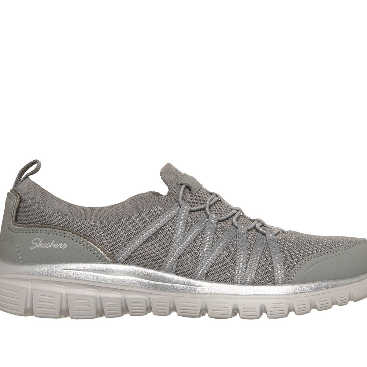 SKECHERS - Zapatillas Mujer Graceful Purecrush Gris Skechers
