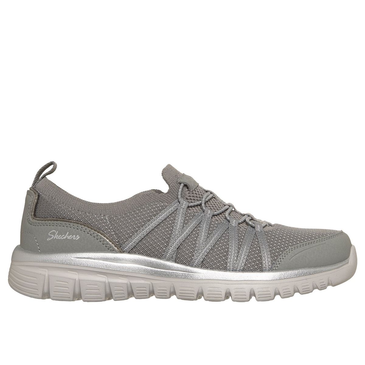 SKECHERS - Zapatillas Mujer Graceful Purecrush Gris Skechers