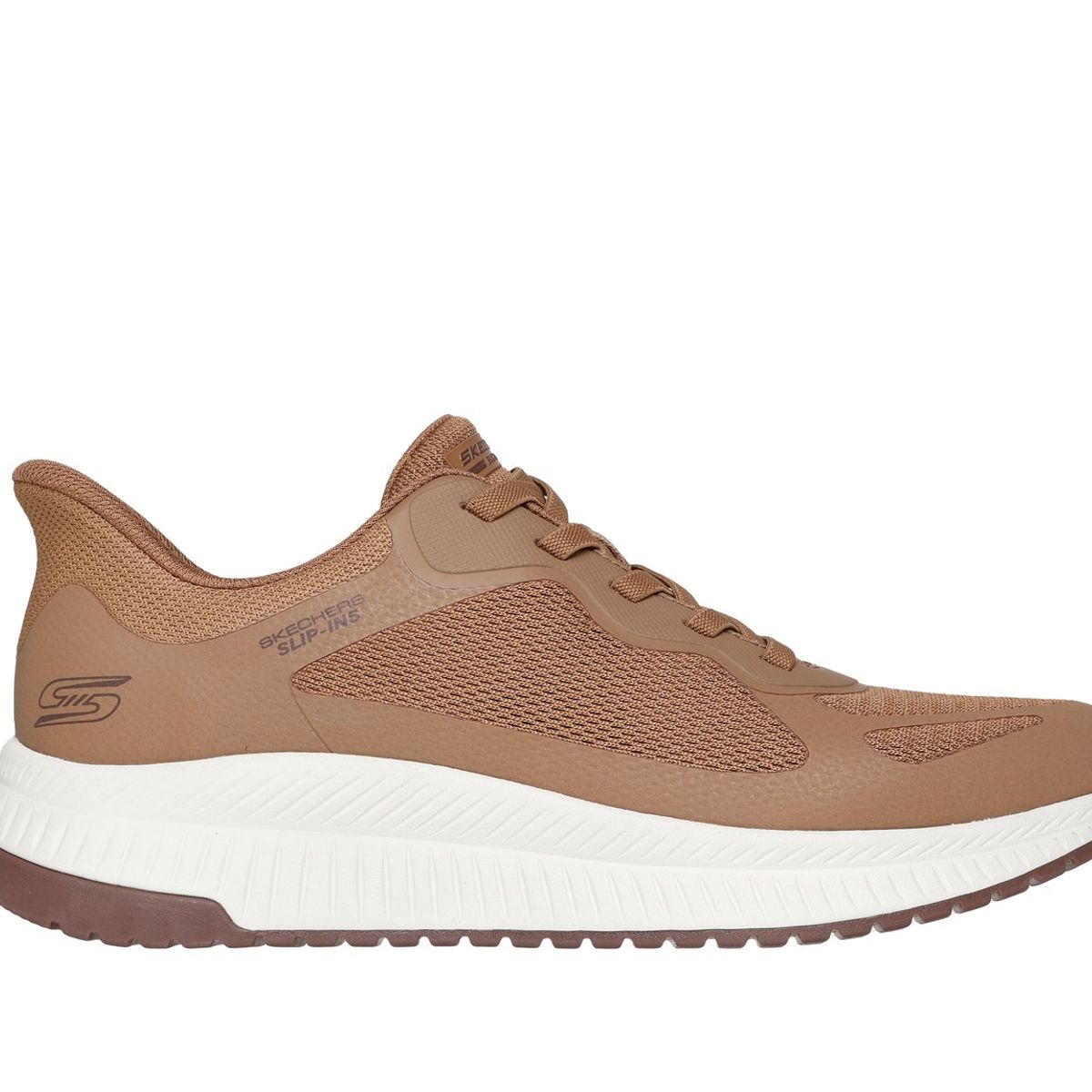 SKECHERS - Zapatillas Hombre Slip-ins Bobs Squad 4 Café Skechers