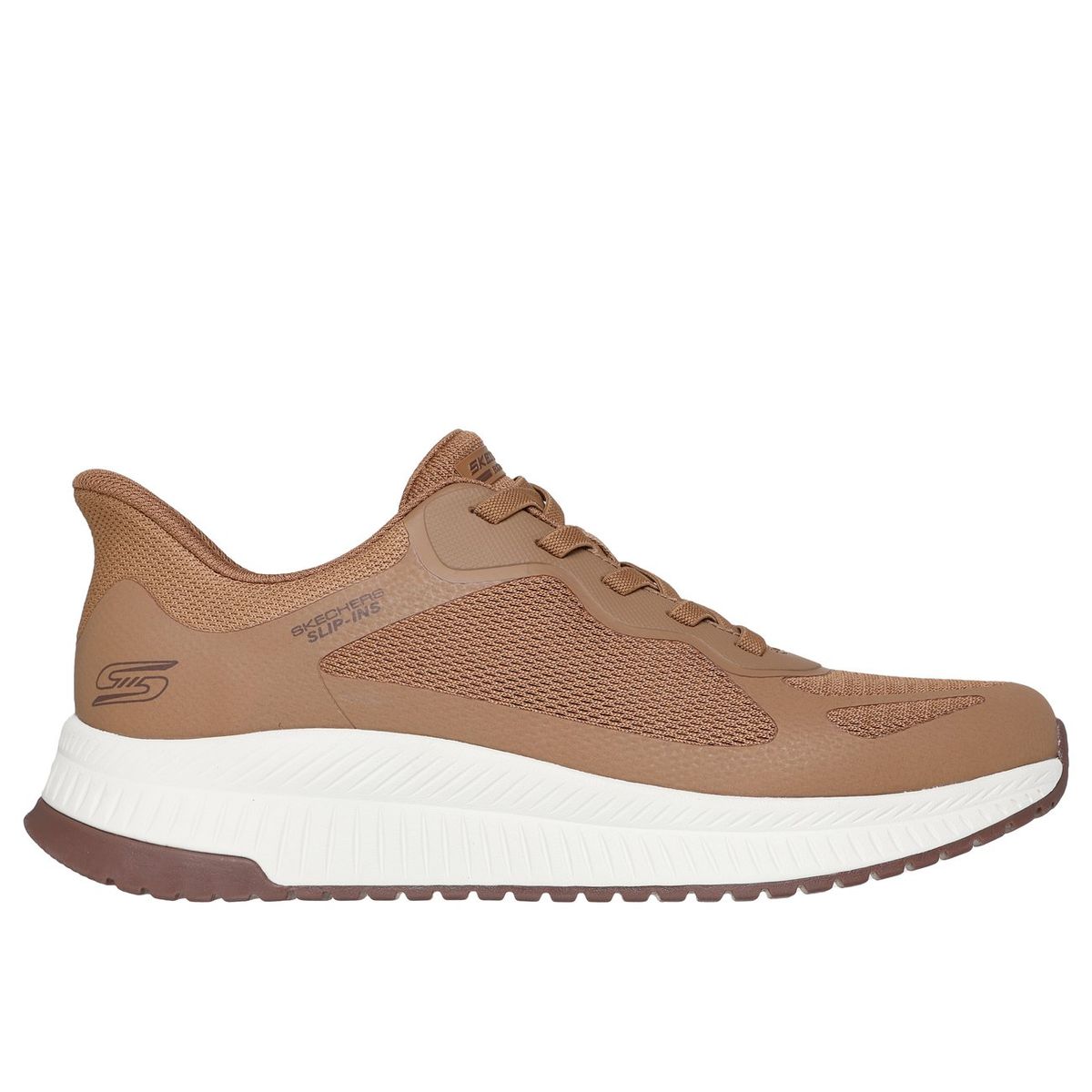 SKECHERS - Zapatillas Hombre Slip-ins Bobs Squad 4 Café Skechers
