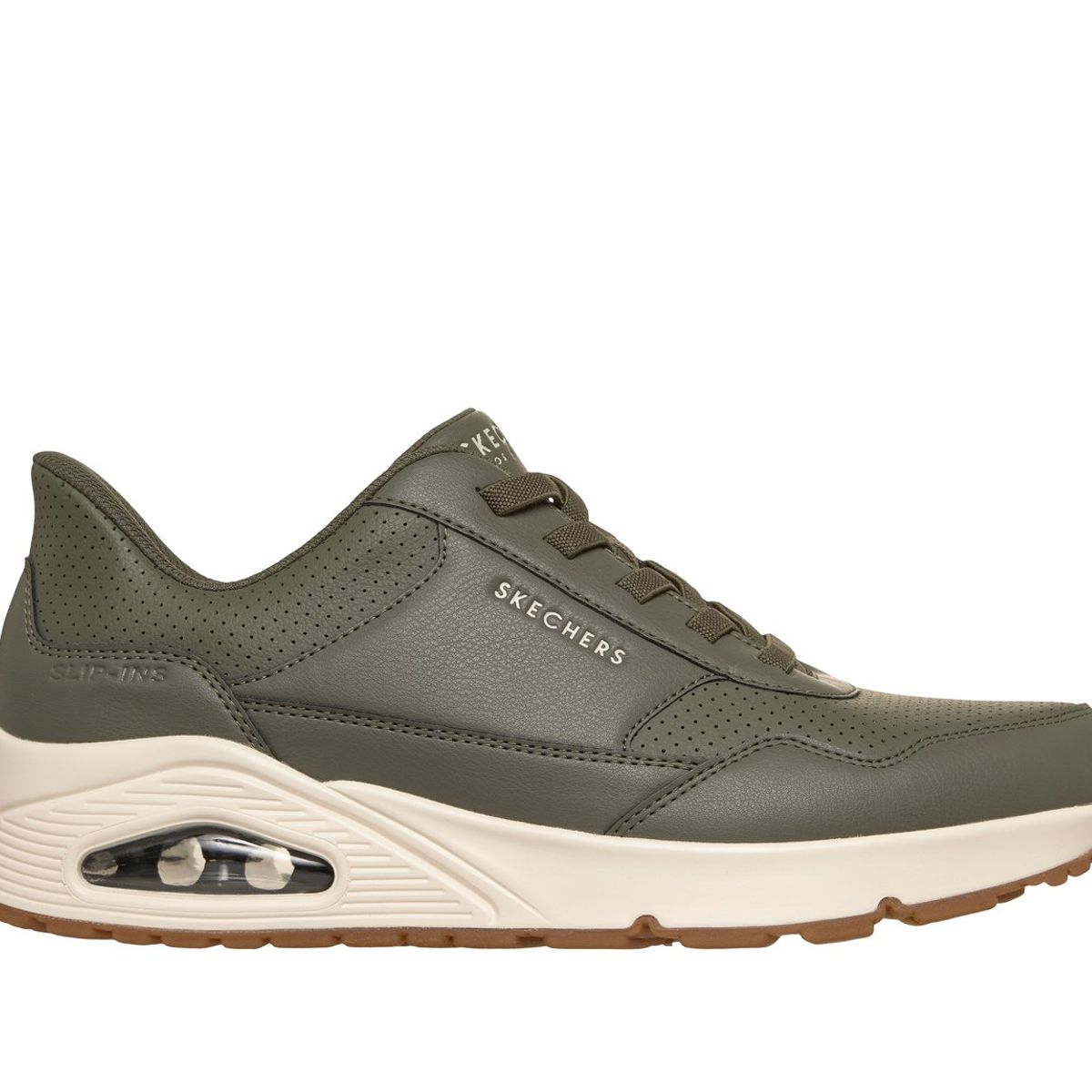 SKECHERS - Zapatillas Hombre Slip-ins Uno Banksia Luxe Verde Skechers