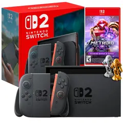 NINTENDO - Consola Switch 2 + Metroid Prime 4 Beyond Fisico Bundle Exclusivo