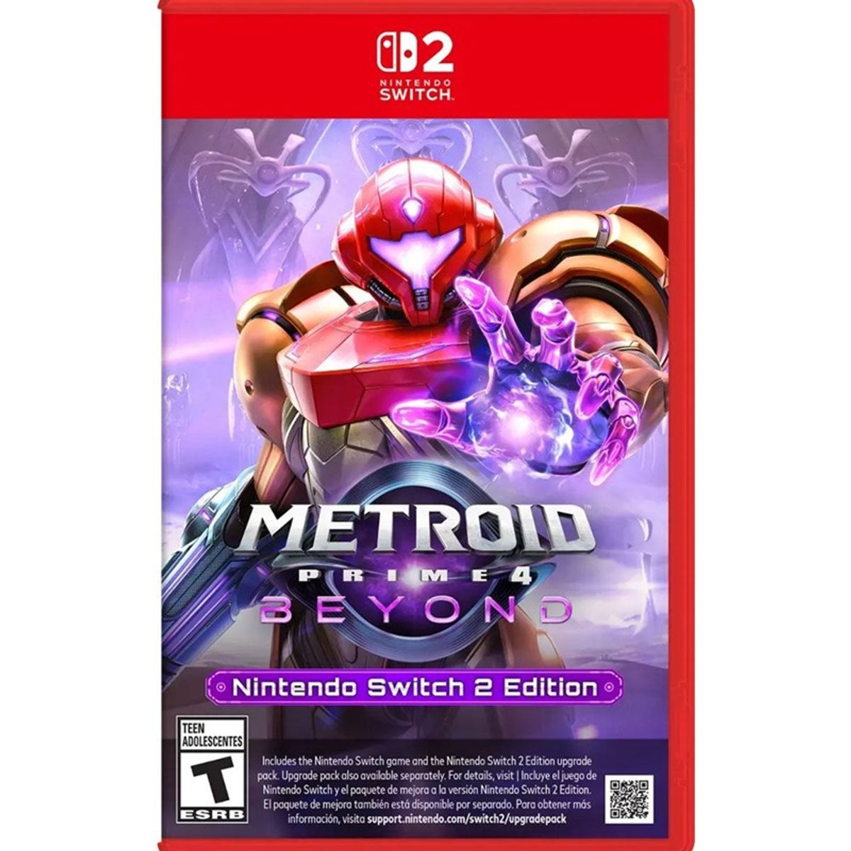 NINTENDO - Consola Nintendo Switch 2 + Metroid Prime 4 Beyond Fisico Bundle Exclusivo