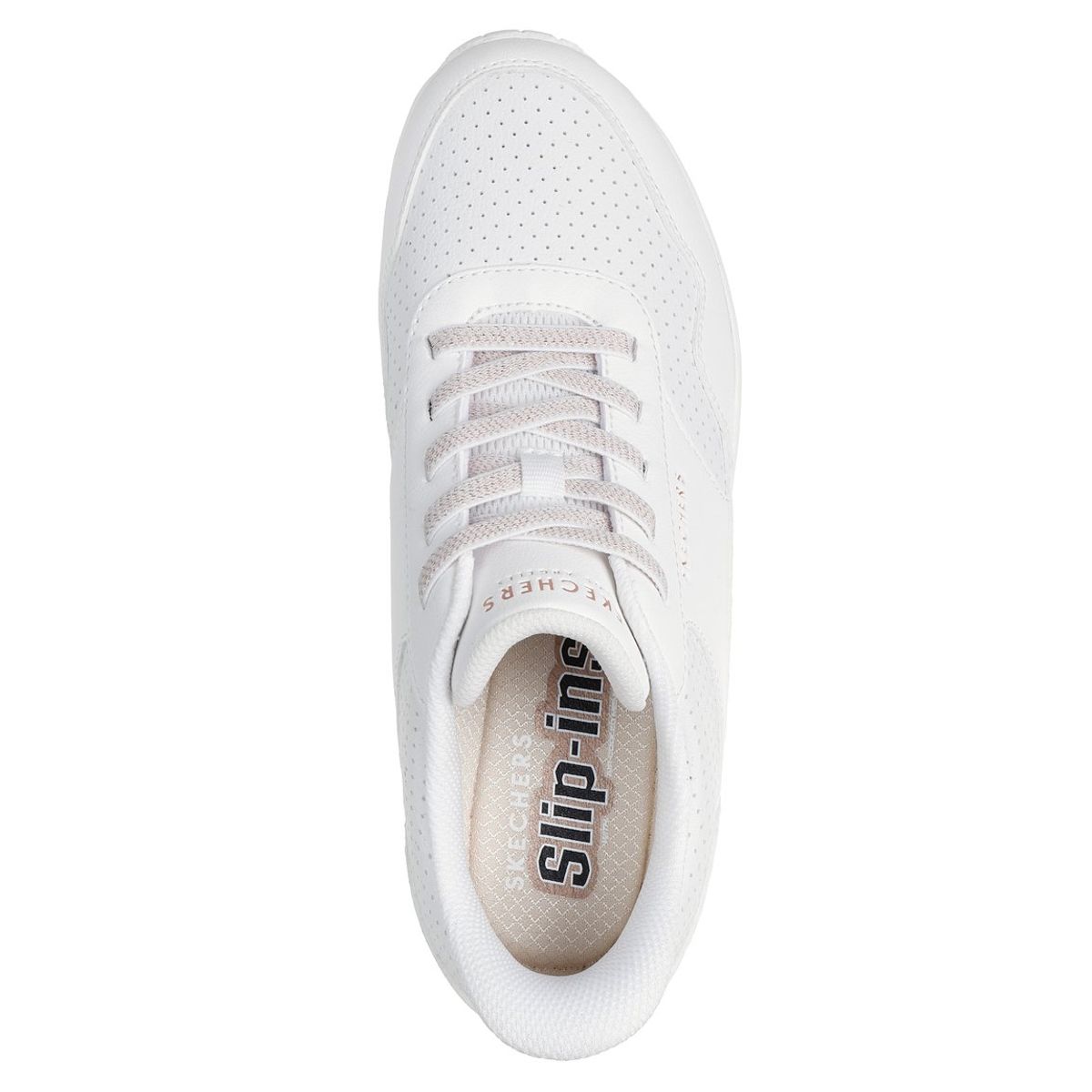 SKECHERS - Zapatillas Mujer Slip-ins Uno Banksia Luxe Blanco Skechers