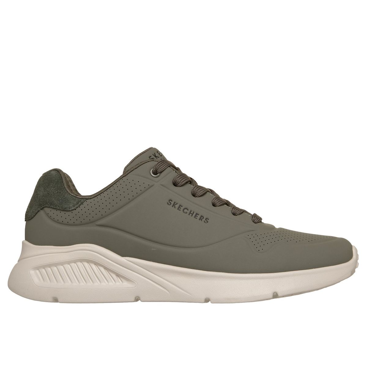 SKECHERS - Zapatillas Hombre Uno Lite Suited Lite Verde Oliva Skechers