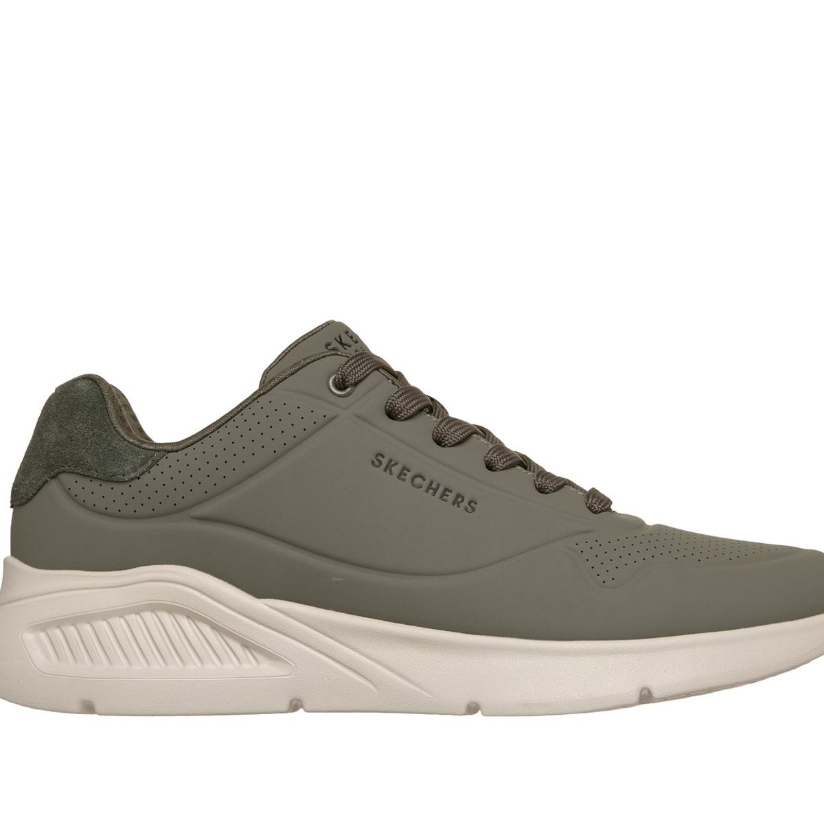 SKECHERS - Zapatillas Hombre Uno Lite Suited Lite Verde Oliva Skechers