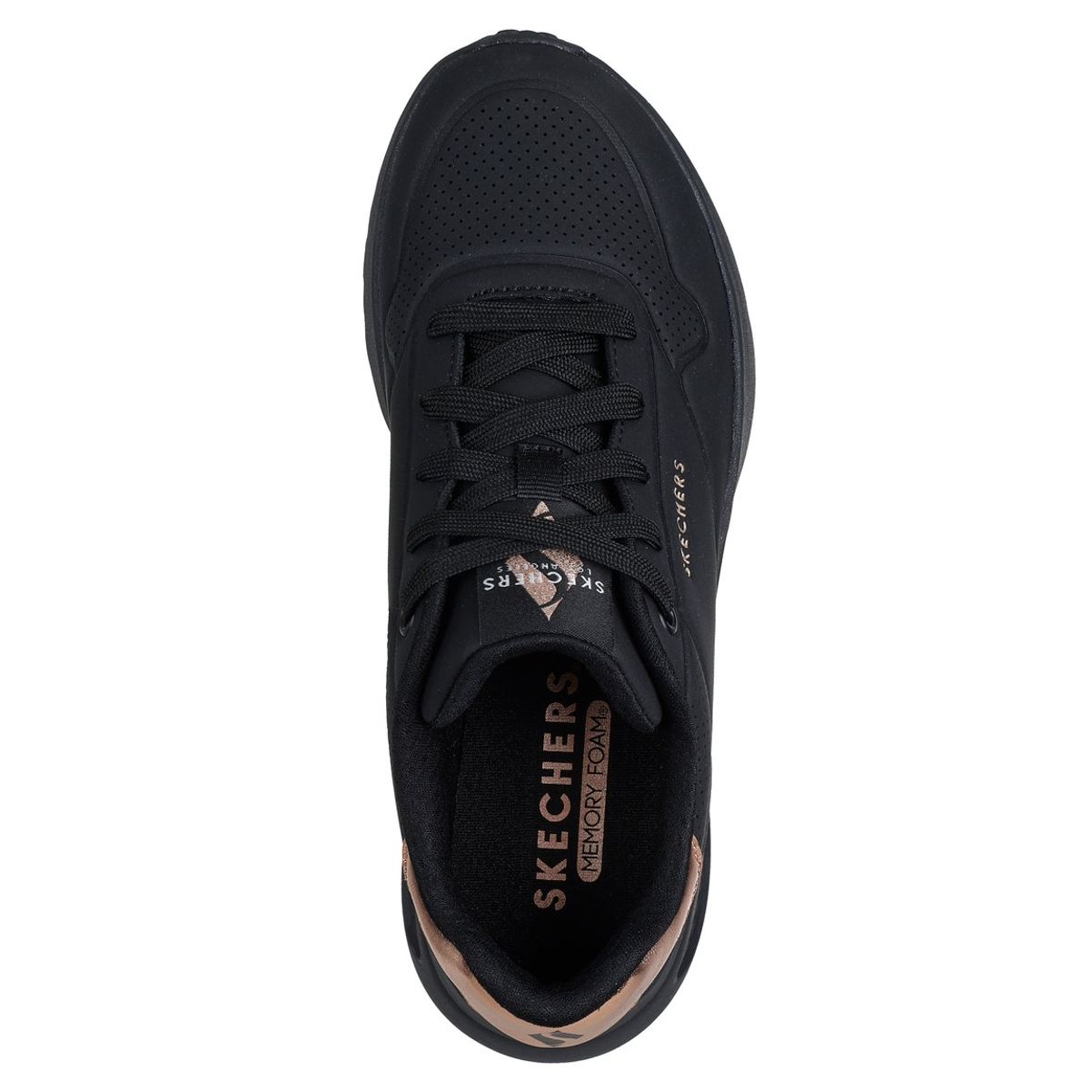 SKECHERS - Zapatillas Mujer Uno Lite Shimmer Along Negro Skechers