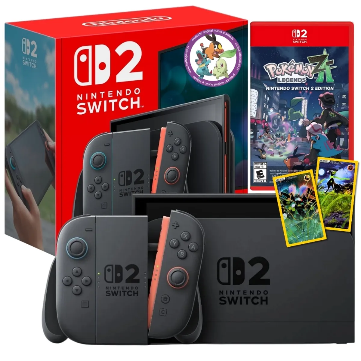 NINTENDO - Consola Nintendo Switch 2 + Pokemon Z A Fisico Bundle Exclusivo