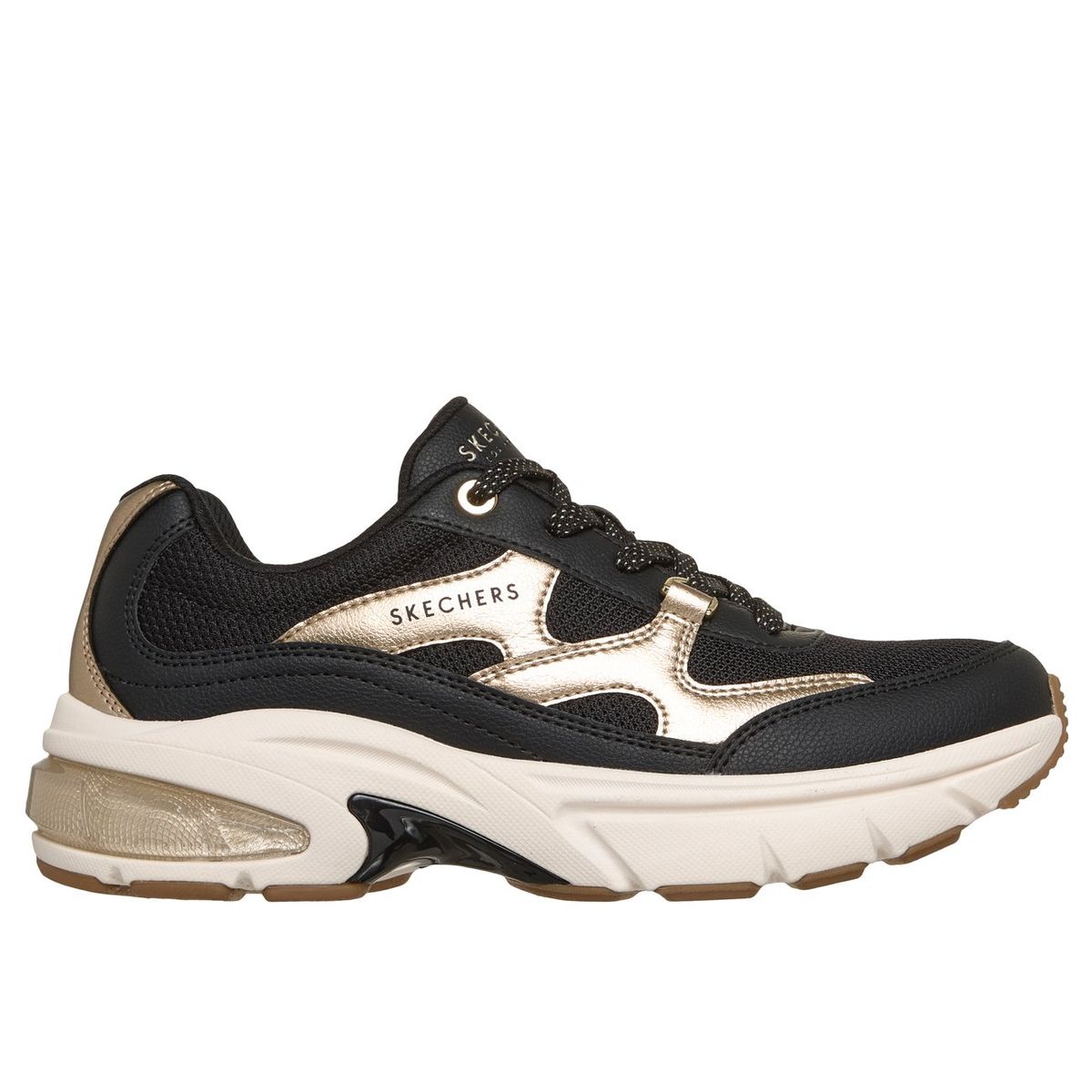 SKECHERS - Zapatillas Mujer Shadow Negro Skechers