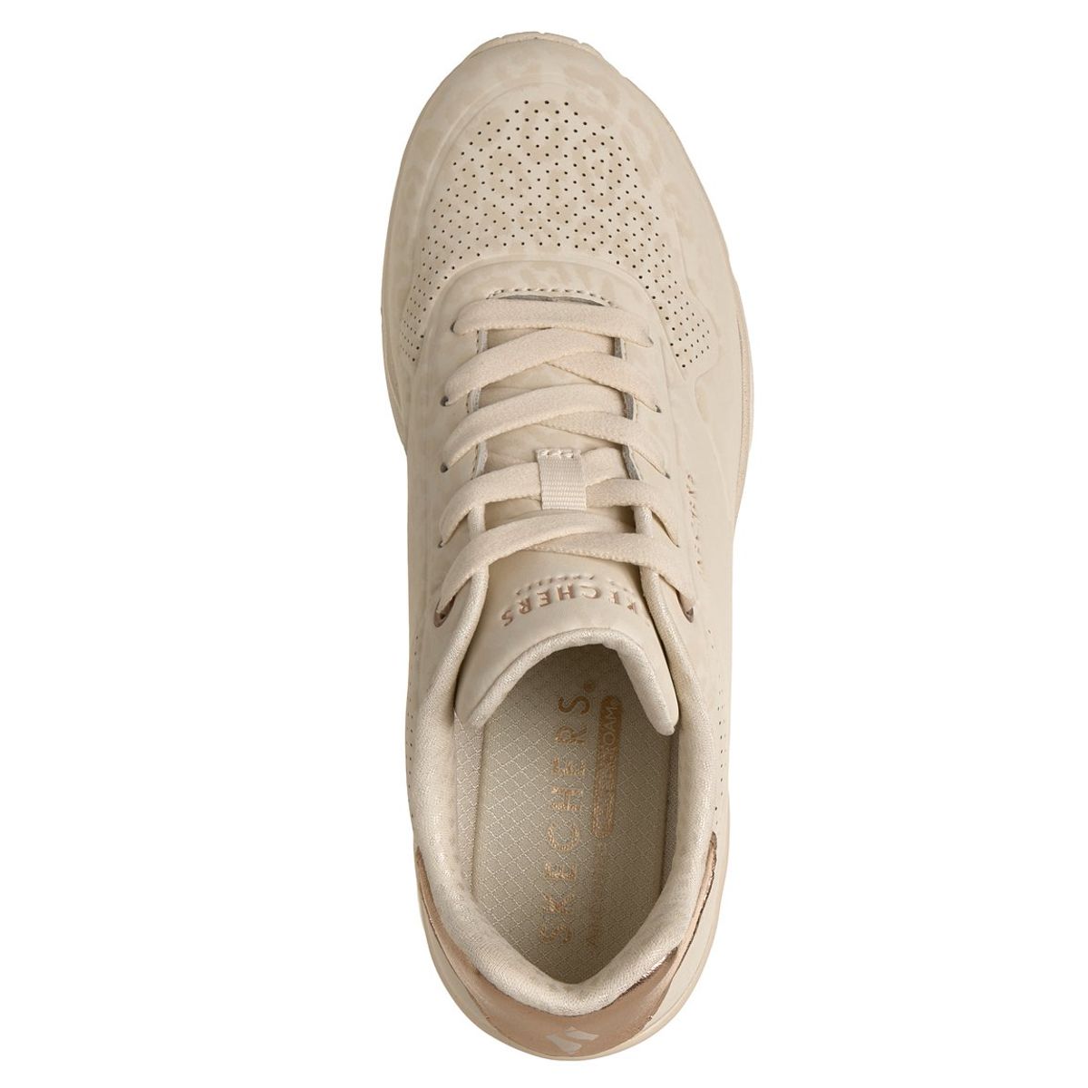 SKECHERS - Zapatillas Mujer Uno Wedge Safari Daze Beige Skechers