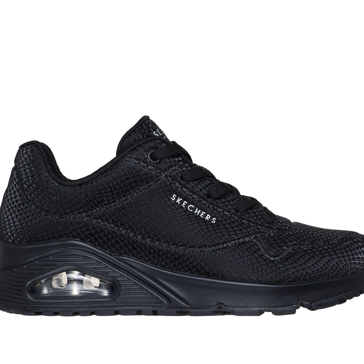 SKECHERS - Zapatillas Mujer Uno Shiny Scale Negro Skechers