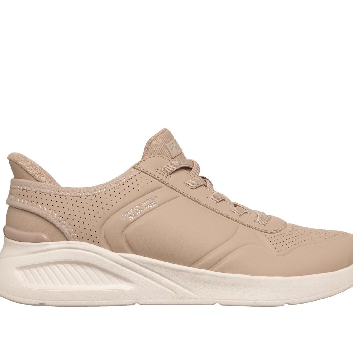 SKECHERS - Zapatillas Mujer Slip-ins Uno Lite Floating S Beige Skechers