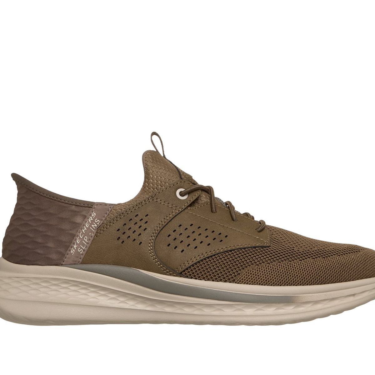 SKECHERS - Zapatillas Hombre Slip-ins Slade Caster Café Skechers