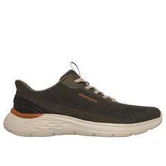 SKECHERS - Zapatillas Hombre Slip-ins Garner Verde Oliva