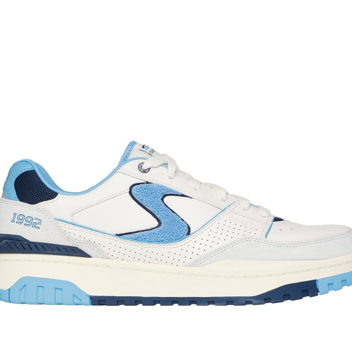 SKECHERS - Zapatillas Hombre S-1992 Blanco celete Skechers
