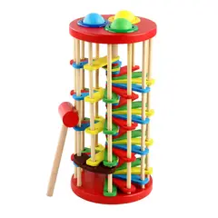 ABC - Pelota Martillo Escalera de Madera Juguete Didáctico