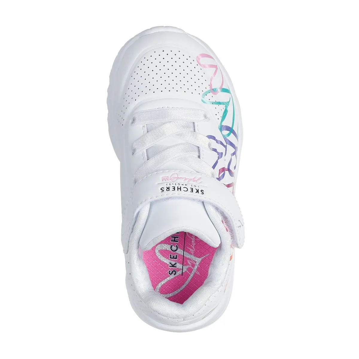 SKECHERS - Zapatillas Niña Uno Lite L-Metallic-Shine Blanco Skechers