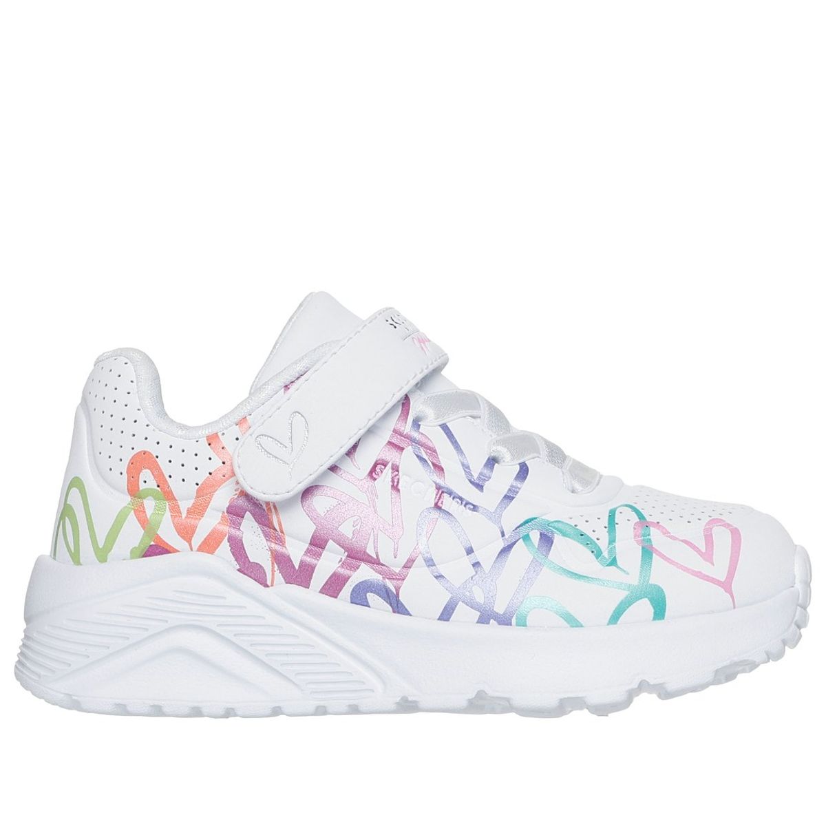 SKECHERS - Zapatillas Niña Uno Lite L-Metallic-Shine Blanco Skechers