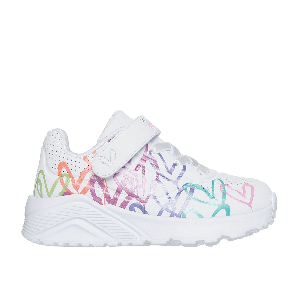 SKECHERS - Zapatillas Niña Uno Lite L-Metallic-Shine Blanco Skechers