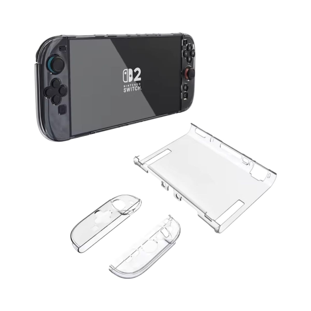 GENERICO - Funda Transparente Compatible con Nintendo Switch 2 Acrílico TPU