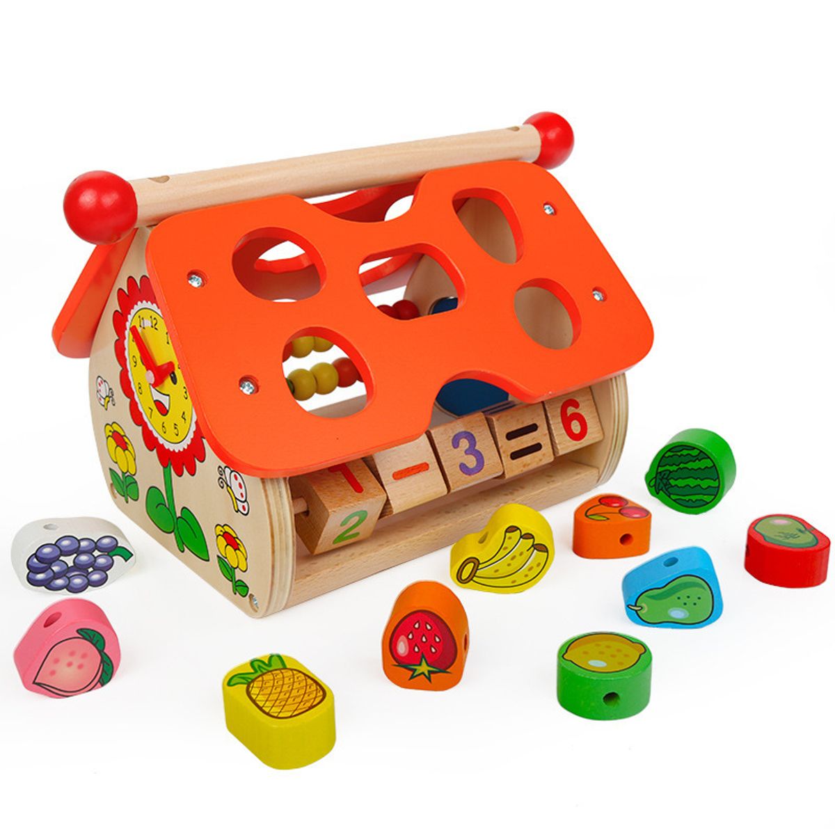 ABC - Casa Didáctica de Madera Multifuncional Juguete Educativo