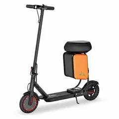 MOVI - Scooter Urbano Plegable con Asiento Desmontable (Incluye bolso) 30 KM - (4-5 Horas de carga)