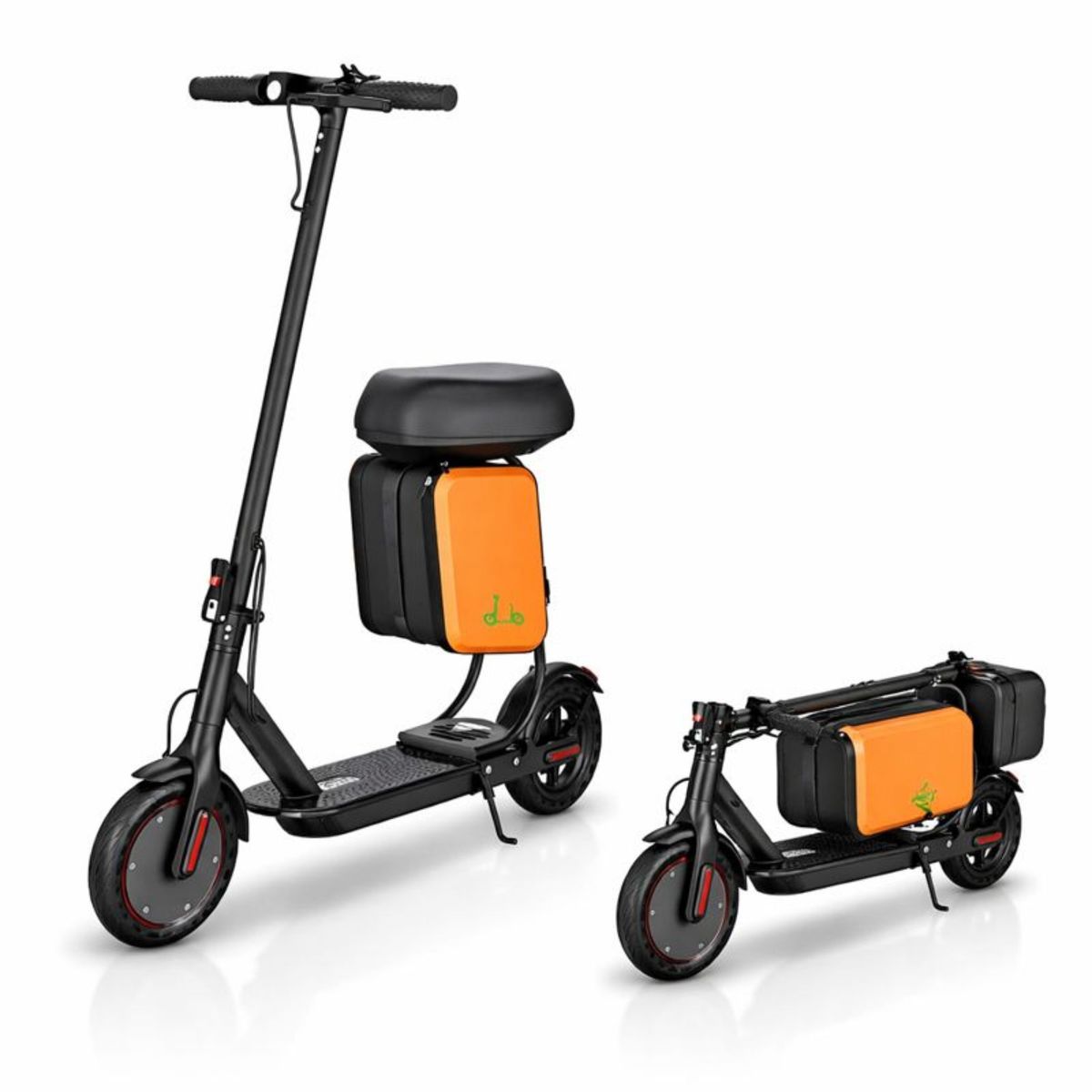 MOVI - Scooter Urbano Plegable con Asiento Desmontable (Incluye bolso) 30 KM - (4-5 Horas de carga)