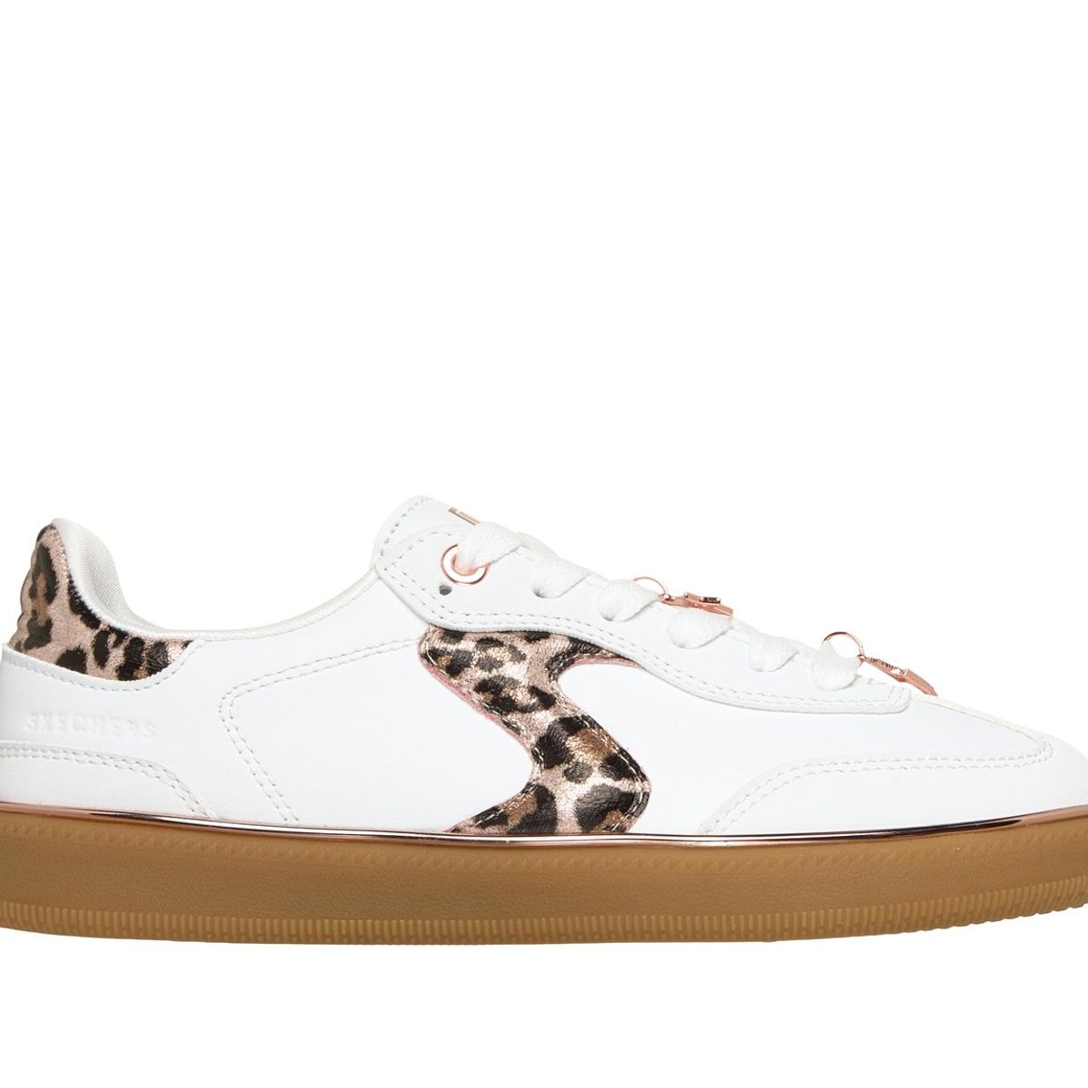 SKECHERS - Zapatillas Niña Hotshot Leopard Fame Blanco Skechers
