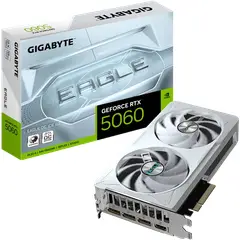 GIGABYTE - Tarjeta de Video GeForce RTX 5060 Eagle Ice 8GB OC - Blanca