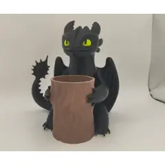 GENERICO - Portalápices- Dragón Negro