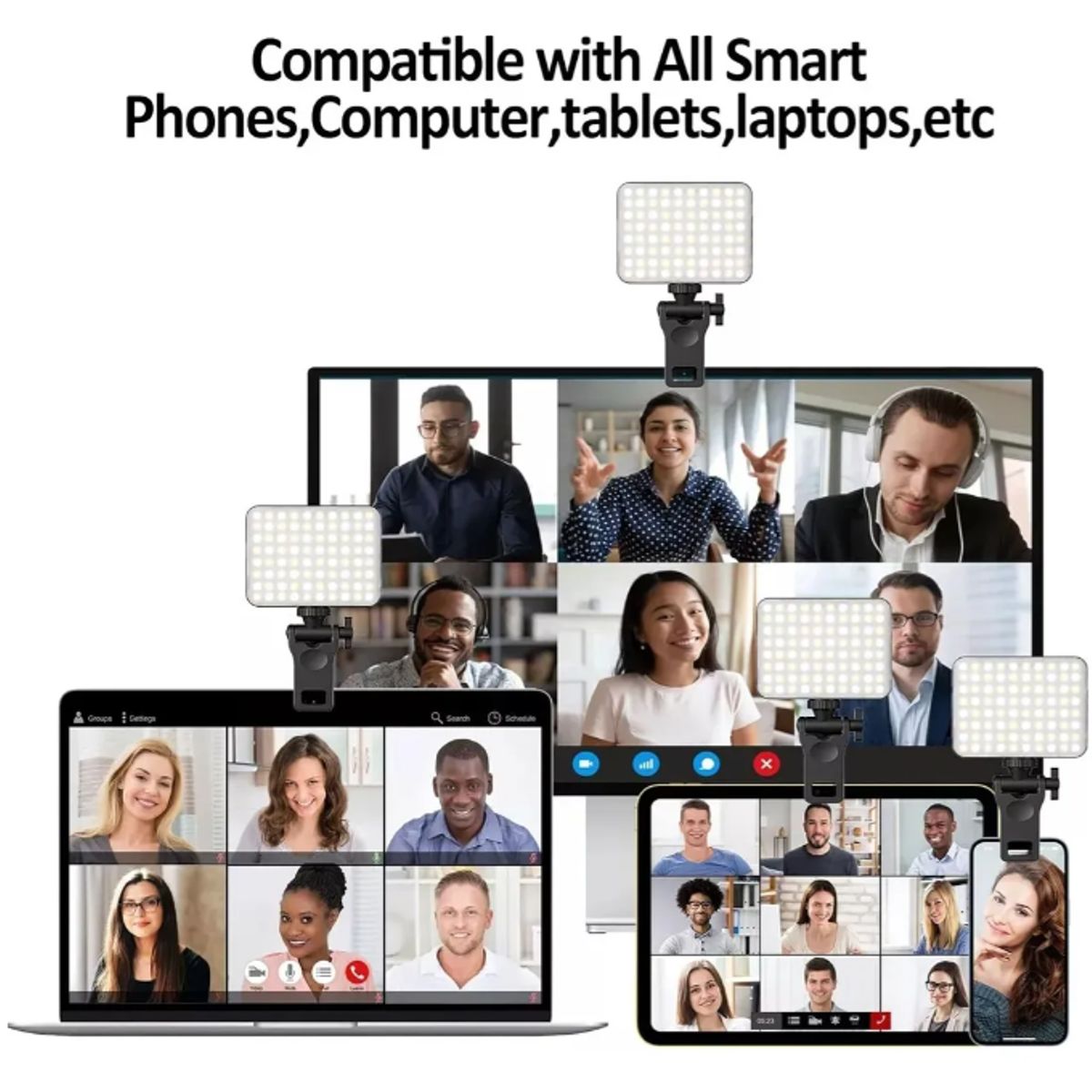 GENERICO - Luz Led Selfie Adaptable Para Teléfono y computador