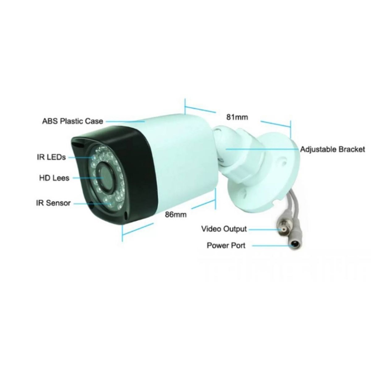 ARTIHOGAR - Kit Cctv 8 Cámaras Seguridad + Disco Duro 1 Terabyte Instalado en DVR HD 720P