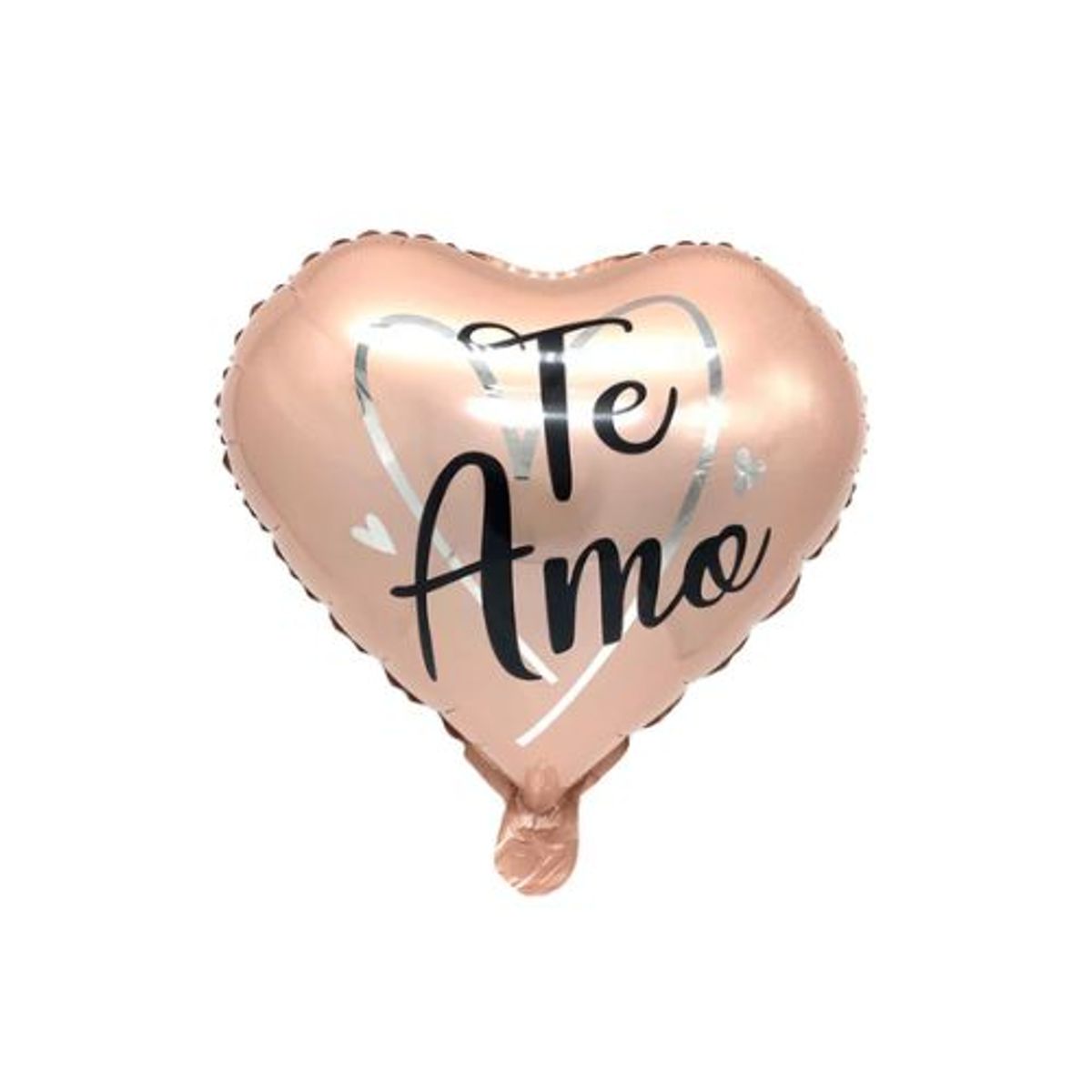GENERICO - Globo Metálico 18 Corazón Te amo Pink 1 Unidad